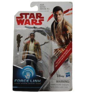 Star Wars The Last Jedi 3.75-Inch Figure Force Link Finn Resistance Fighter New